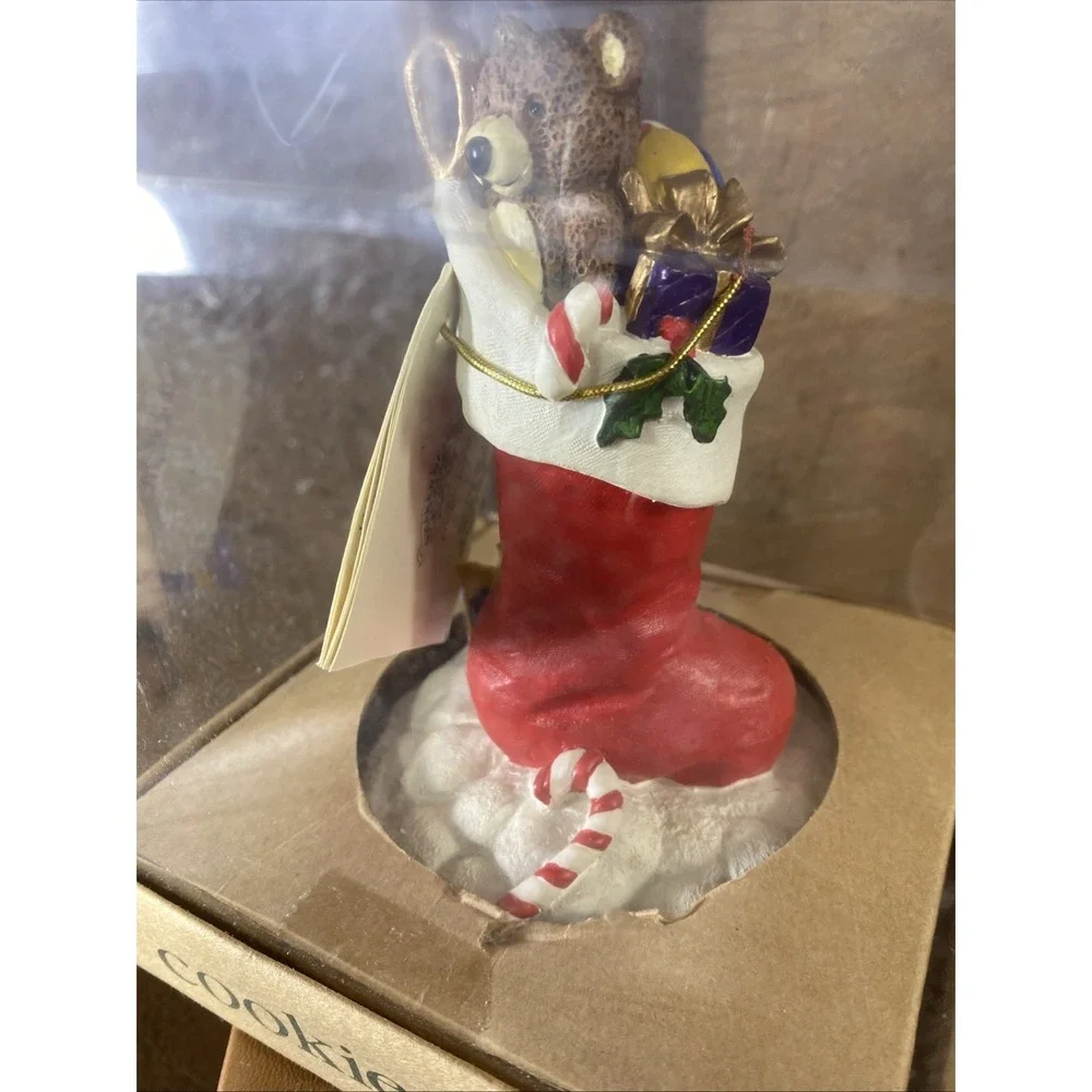 Vintage 1997 Shaker‎ Hearth Santa Boot Bear Cookie Press Candy Cane Stamp New